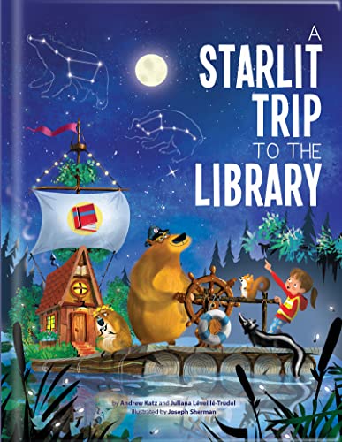 A Starlit Trip to the Library | Picture Book for Kids Ages 4–8 | Library Adventure, Storytime, and Friendship
