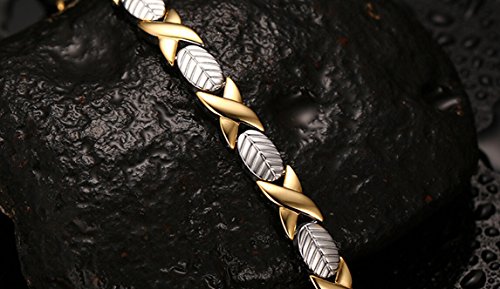Women's Titanium Stainless Steel Magnetic Therapy Bracelet Pain Relief For Arthritis And Carpal Tunnel Women Fashion Bracelet #TOP2
