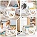 HUUMONSS Sleeping Animals Baby Laundry Hamper Collapsible Clothes Kids Storage Basket Large Boys Girls Gift Toy Box Bin for Nursery, Bear, 36L