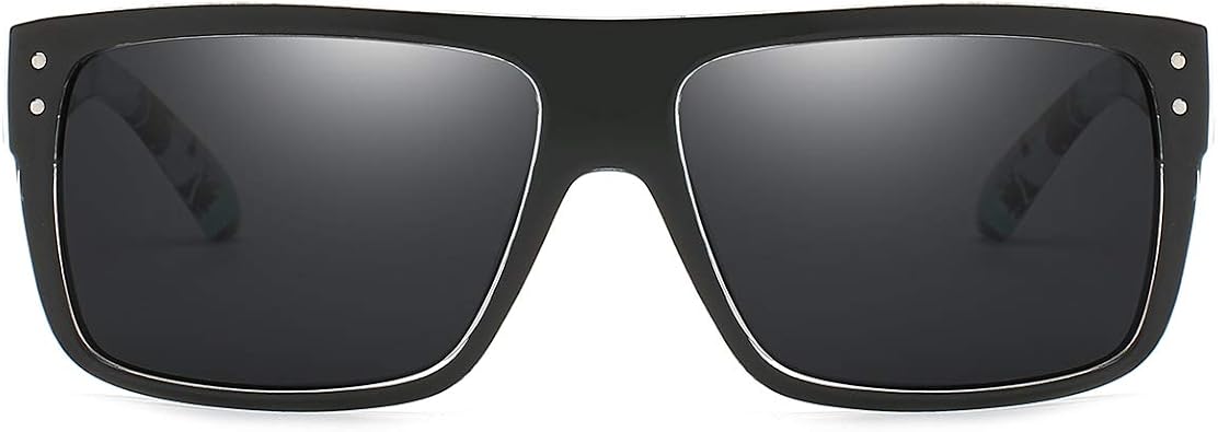 DUBERY Vintage Polarized Sunglasses D518+Wide Frame Rectangular Polarized Sunglasses D912