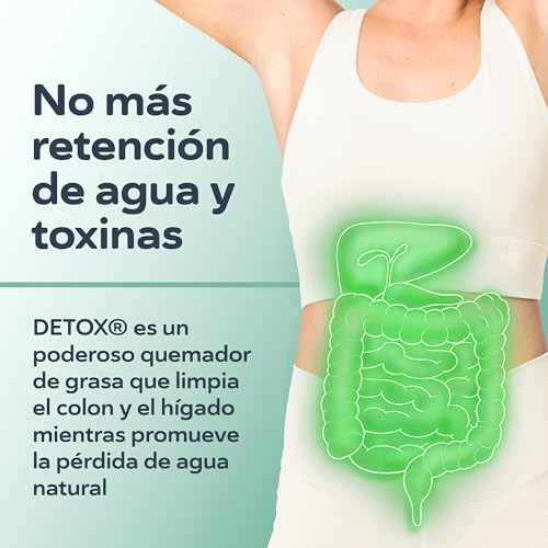 CNC DETOX adelgazante potente – Drenante, Diurético y Depurativo – Regeneración de Colon, Hígado e Intestinos – Elimina toxinas y líquidos – Probióticos 100B + Aloe Vera + Carbón Activo + Hinojo - imagen 4