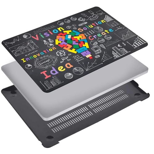 Image of Fancity Compatible With Macbook Pro 13 Inch Case With Touch Bar 2020 2021 2022 Release,M1 A2338 /A2289 /A2251 /A2159 /A1989 /A1706 Hard Shell Case&Keyboard Cover For New Pro 13 2016-2022,Idea,Multi