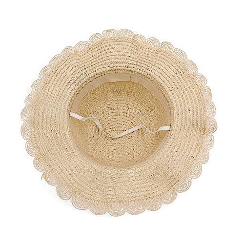 Image of VRITRAZ Comfortable Straw Summer Green Beech Hat and Handbag Perfect Combo for Kids (6-16 Year)