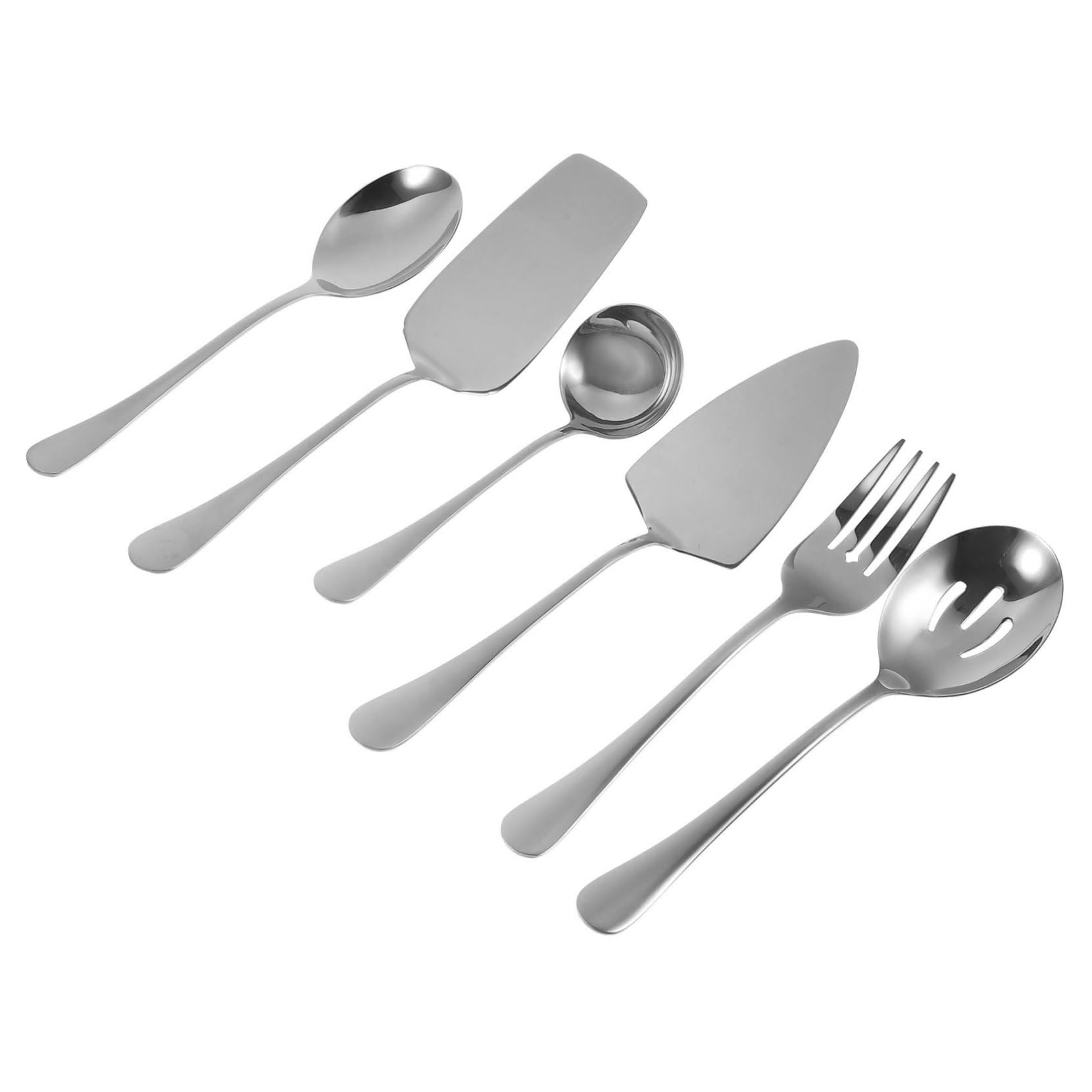 Alipis Set Coltello e Spatola per Torta in Acciaio Inossidabile 12 Pollici Resistente e Facile da Pulire per Feste e Cucina Domestica
