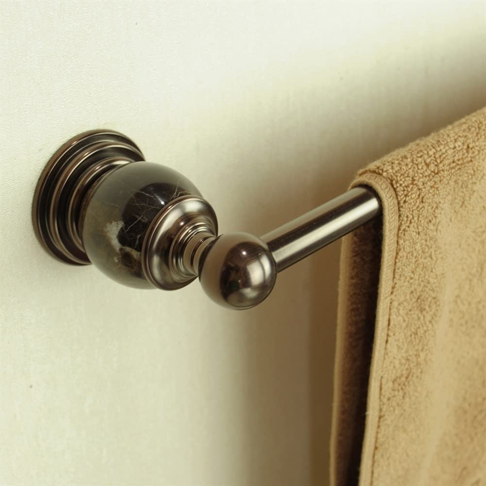 NEECS Toallero de Mano, Soporte para Toallas de baño, marrón, Bronce, Negro, Europeo, Barra Individual, Almacenamiento en el baño para Hotel/hogar, toallero