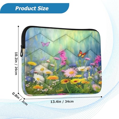 Funda para Laptop 13-14 Pulgadas con Diseño de Mariposa miniatura 3