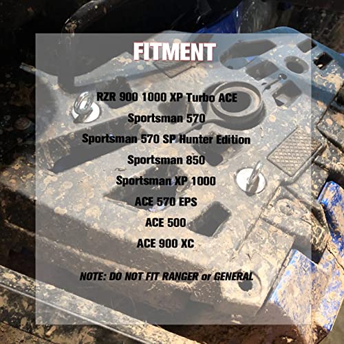 Chelhead Rzr Bed Tie Down Anchors, Fit Polaris Lock And Ride Accessories Rzr Cooler Mount Locking Compatible With Polaris Rzr 900 1000 Xp Turbo Sportsman 450 570 850 Atv Utv Accessories 6 Pack #TOP5