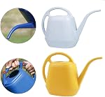 Ergonomic Handle, Large Capacity Watering Can, Lightweight and Portable, Long Spout Design (gray)