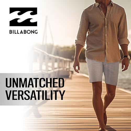 Billabong Big and Tall Shorts for Men – Hybrid Stretch Board Shorts Quick Dry Crossfire Submersible4