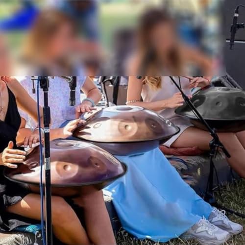 Handpan Drum, Tambor de Mano de Acero 10 Notas 22 Pulgadas miniatura 7