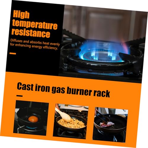 Grille de brûleur à gaz universelle en inox, solide et nettoyage facile pour cuisine