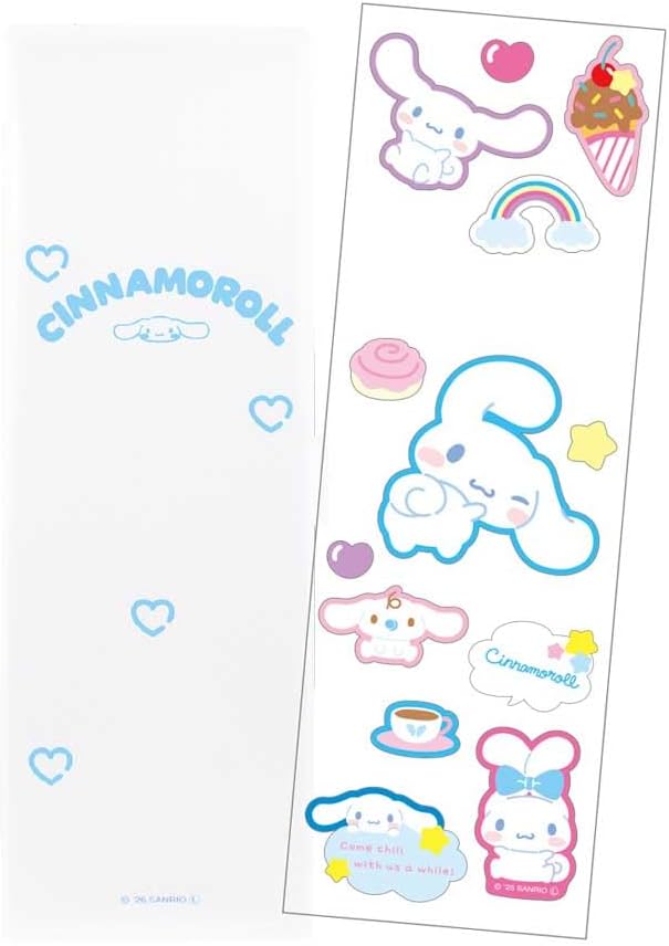 Tees Factory Sanrio Characters Sticker Deco Plastic Pencil Case