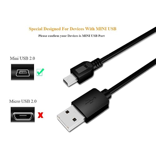 Miniatura 3 de MaxLLTo Mini USB PC cargador+cable de sincronización de datos para Iomega disco duro externo portátil