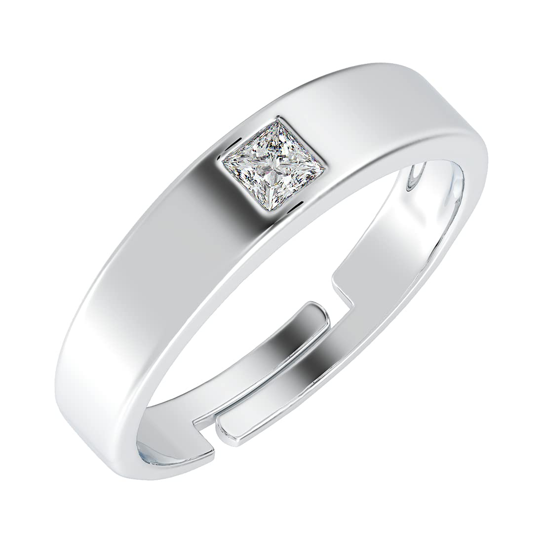 CLARA Pure Real 925 Sterling Silver Adjustable Ring Band | Valentine Gift for Women and Girls | Multiple Design Options