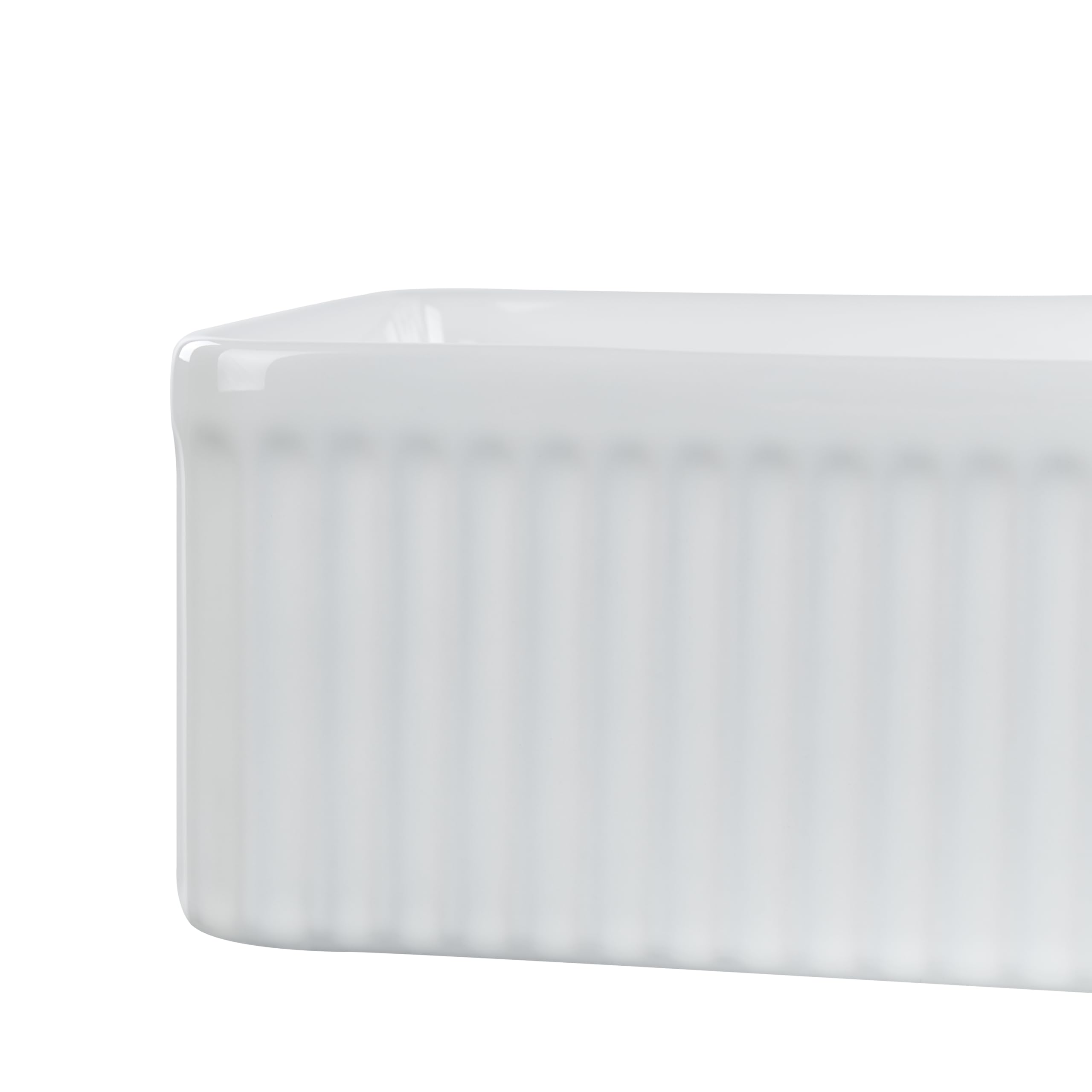 Umywalka łazienkowa nablatowa ceramiczna 50 x 34 cm biała Geldo