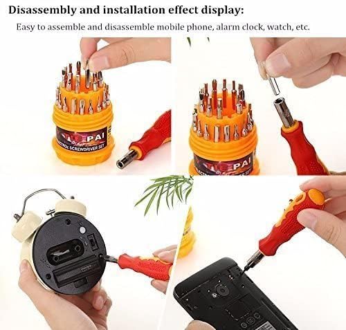 Image of Oblivion Screw Driver Kit - Magnetic 31 in 1 Screwdriver Tool Set, Repairing Tools for Electronics & DIY Home Use - Compact, Portable & Multi-Head Bit Set for DIY Repairs and Maintenance (Pack of 1)