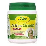 cdVet ArthroGreen Plus 75g - natürliche und effektive Nahrungsergänzung zur Unterstützung der Gelenke für Hund und für Katze durch Vitamine und Mineralien