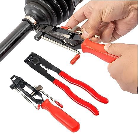 BELOMI Joint CV Boot Clamp Pliers, Ear Clamp Banding Tool Kit, Automotive Hose Axle Pliers, Heavy Duty Universal Vacuum Hoses Clamping, Auto Repair Tools for Car ATV UTV
