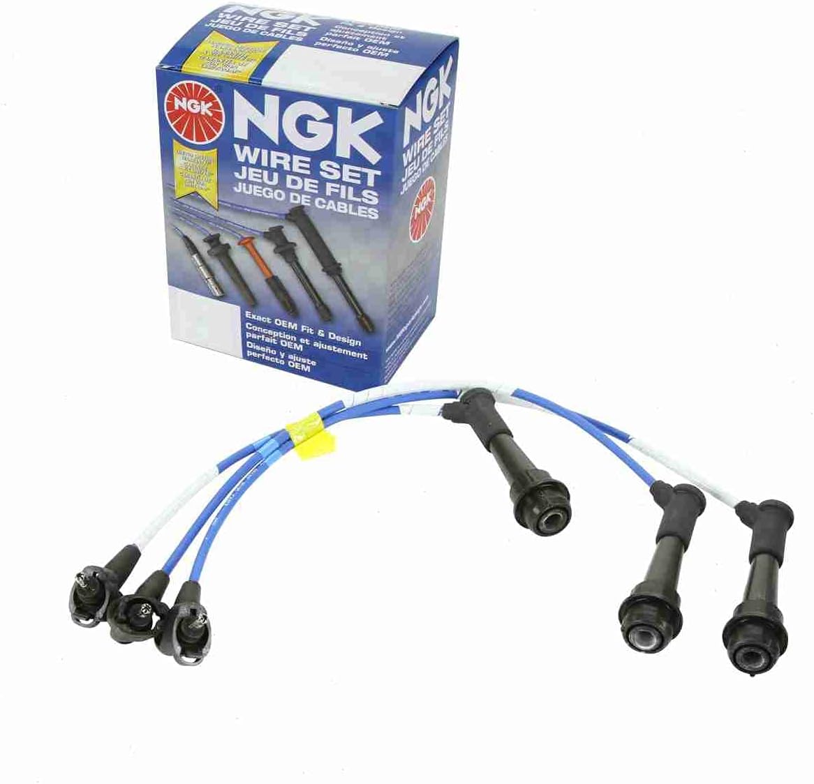 NGK Spark Plug Wire Set compatible with Lexus GS300 3.0L L6 1998-2005