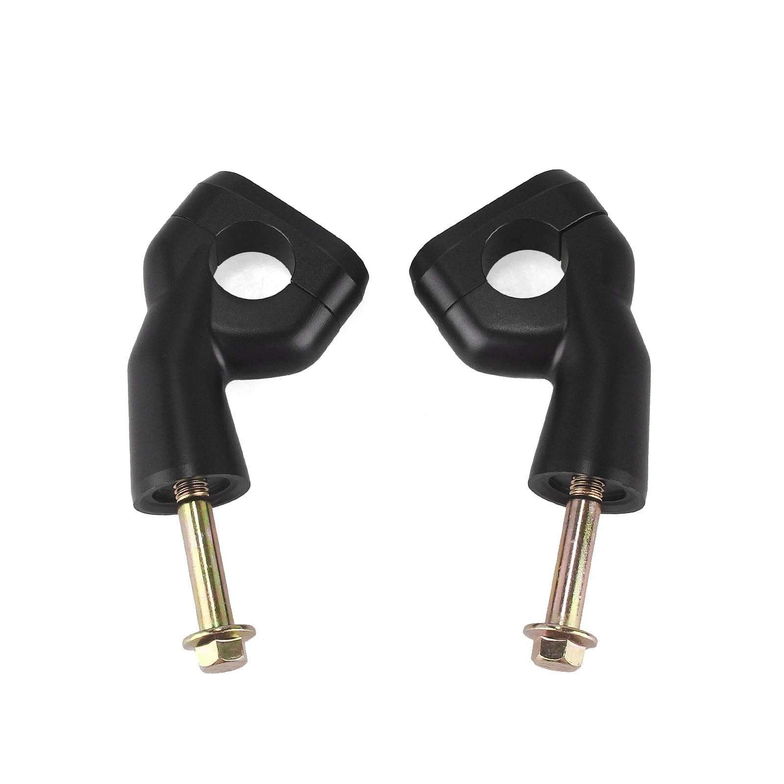 Verstellbarer Vorbau Motorrad Lenkererhöhung Klemmen Adapter Für Triumph Bonneville Bobber Schwarz T100 T120 Scrambler 1200 XC Street Twin(AA)