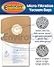 Envirocare Replacement Micro Filtration Vacuum Cleaner Dust Bags made to fit Eureka Style MM. Replaces Part# 60295C (Mighty Mite Vacuums) 18 pack