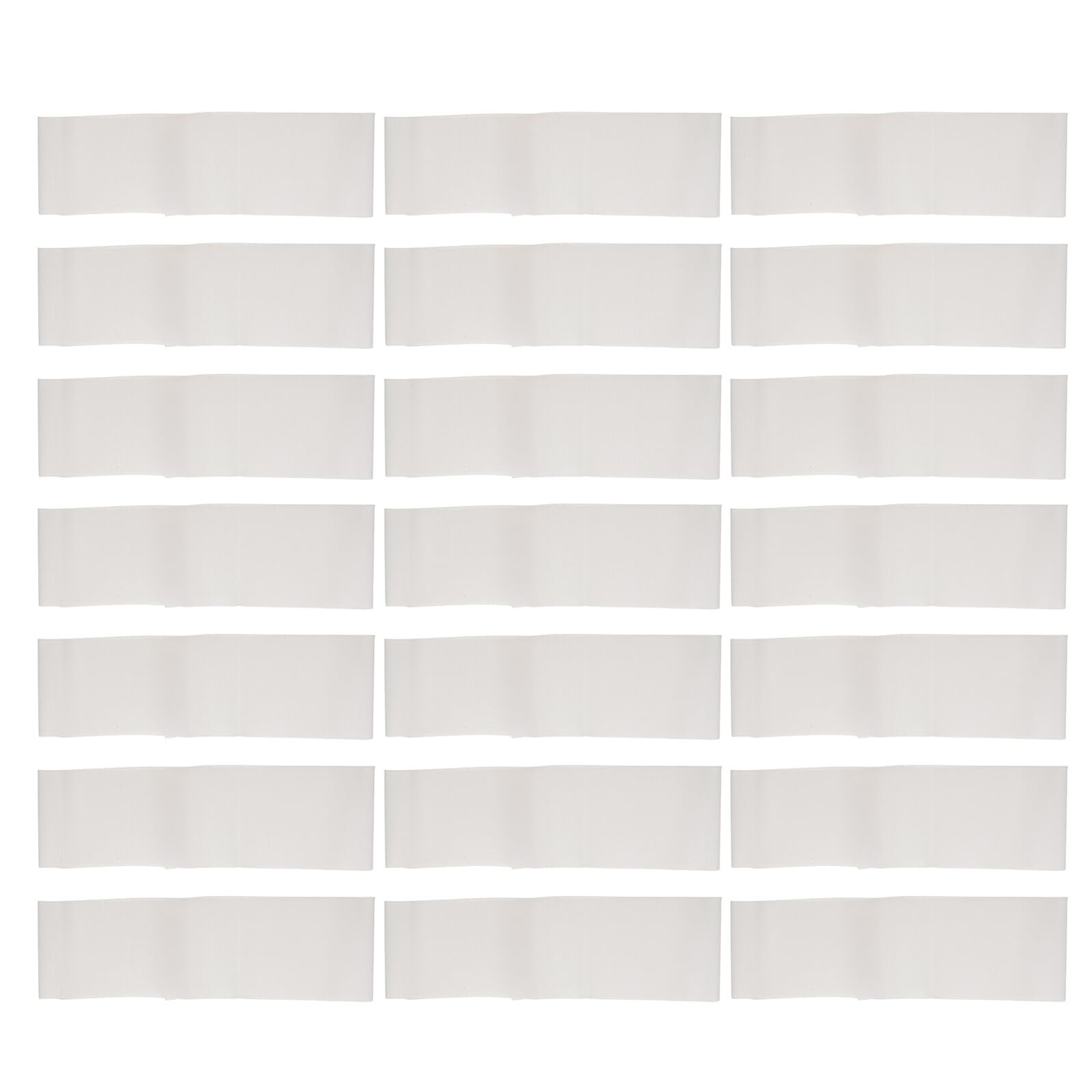 VILLCASE Fasce per Chioma Monouso Non Tessuto Elastiche Bianche 100 Pezzi Accessori per Spa Trucco e Cura della Pelle Leggere e Traspiranti Chiusura Comoda