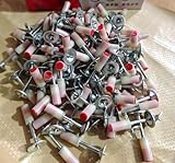 100PCS concrete nail gun nail manual steel nail circular nail wall fixing tool ceiling cable trough fixing slotting device maintenance tool