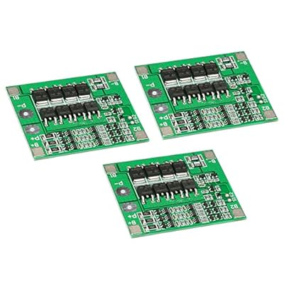 JESSINIE 3Pcs 3S 12V 25A Lithium Battery Protection Board 11.1V-12.6V 18650 Lithium...
