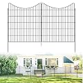 15 Panels Garden Fence Outdoor, 32 in(H) X 36 ft(L) No Dig Garden Fencing Animal Barrier, Dogs Rabbits Blocker Metal Wire Decorative Fences for Yard, Patio