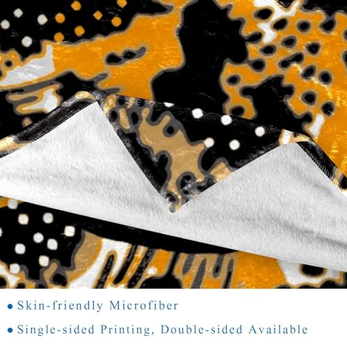 Couverture polaire douce léopard, le plaid microfibre idéal pour cocooning - 3