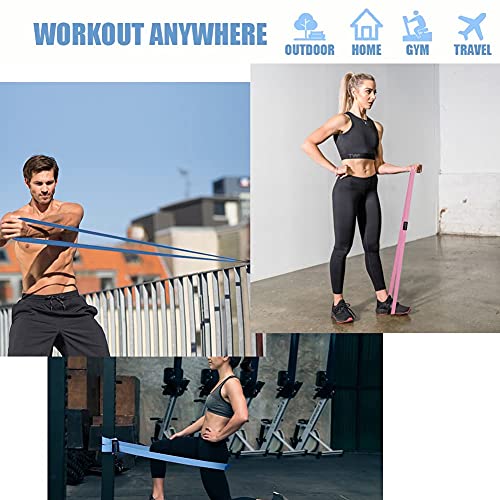 Gaiyah Fitness Fabric Long Resistance Bands Set - Full Body Workout Bands Resistance For Women Pull Up Assistance Bands For Weight Training, Resistance Training, Physical Therapy, Home Workouts #TOP2