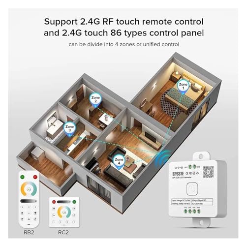 Contrôleur LED SP637E SPI ajustez température de couleur
