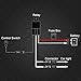 Eyourlife Wiring Harness, Heavy Duty 300W 9ft Led Light Bar Wireless Harness Kit With Remote Control ON/OFF Strobe Switch Universal Fit For Driving Fog Light Work Light(1 LEAD)
