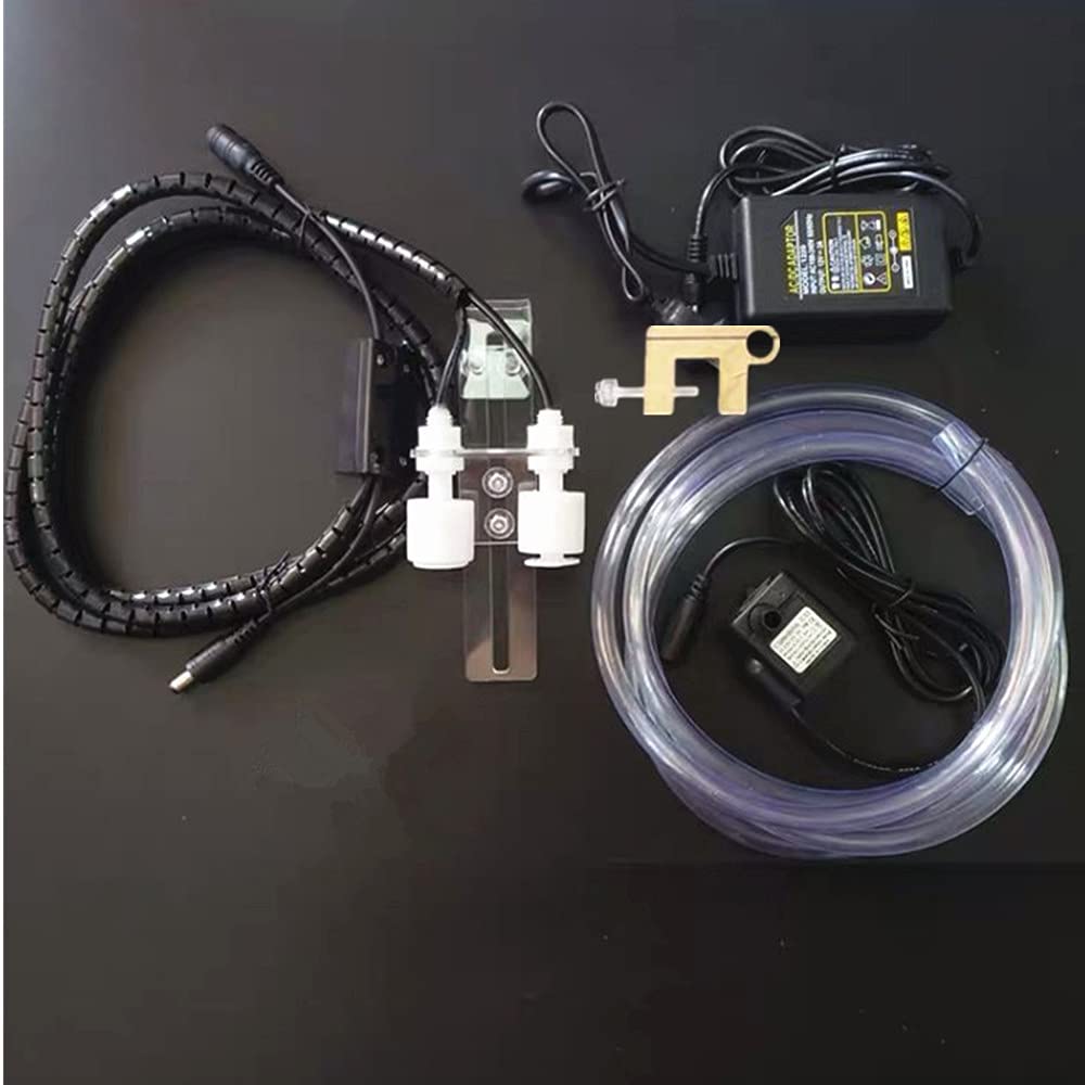 Serbatoio dell'acquario ATO Sistema di ricarica automatica Pompa CC, interruttore a galleggiante e supporto acrilico (two sensor kit)