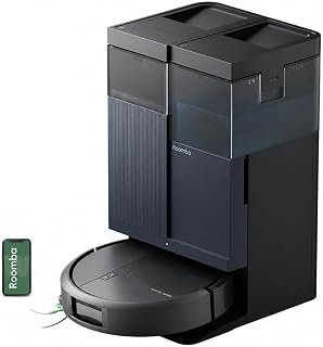 Sponsorisé iRobot Roomba Plus 415 Combo Robot + AutoWash - 20KPa - Base Multifonction - Lavage des lingettes - séchage des lingettes à l'air Chaud - LiDAR Clearview - 75 Jours d'autovidage - Noir