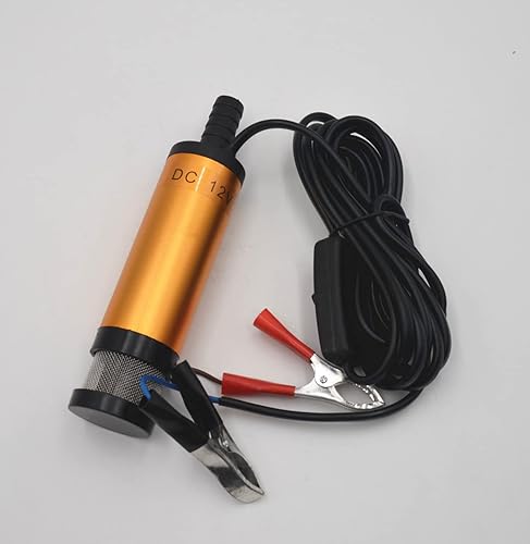 Miniatura 2 de Maxhanest Bomba de aceite eléctrica multifuncional de 12 V 1.496 in, bomba de transferencia de combustible diesel con filtro, bomba de agua
