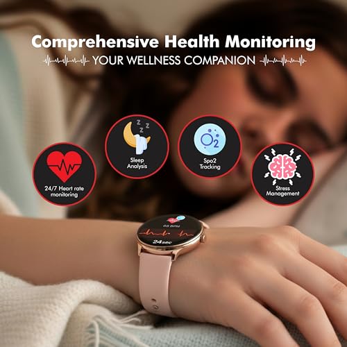 Image of Nervfit ACTIV Pro Smart Watch 1.39'' TrueColor+ LED Display, Bluetooth Calls, Heart Rate, SpO2, BP, Calorie, Step Count, Camera & Music Control