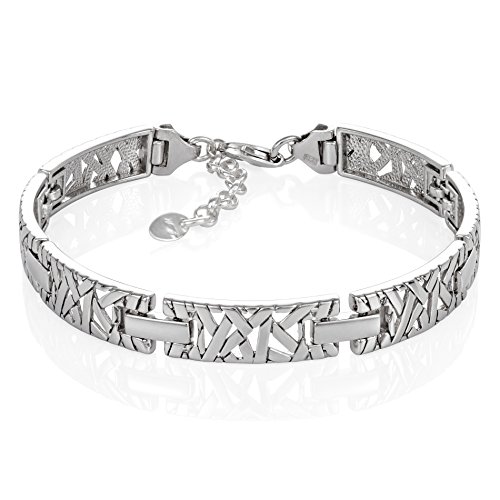 LILLY MARIE Damen Silberarmband Silber 925 längen-verstellbar Geschenkverpackung Geschenk Freundin