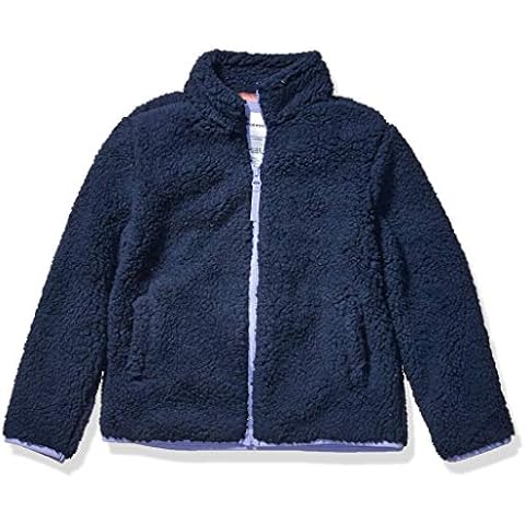 Amazon Essentials Girls' Sherpa Fleece Full-Zip Jacket Cover