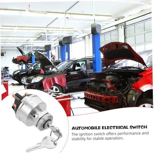 Interruptor de encendido con llave para tractor coche y remolque kit de repuesto eléctrico Ciieeo 5