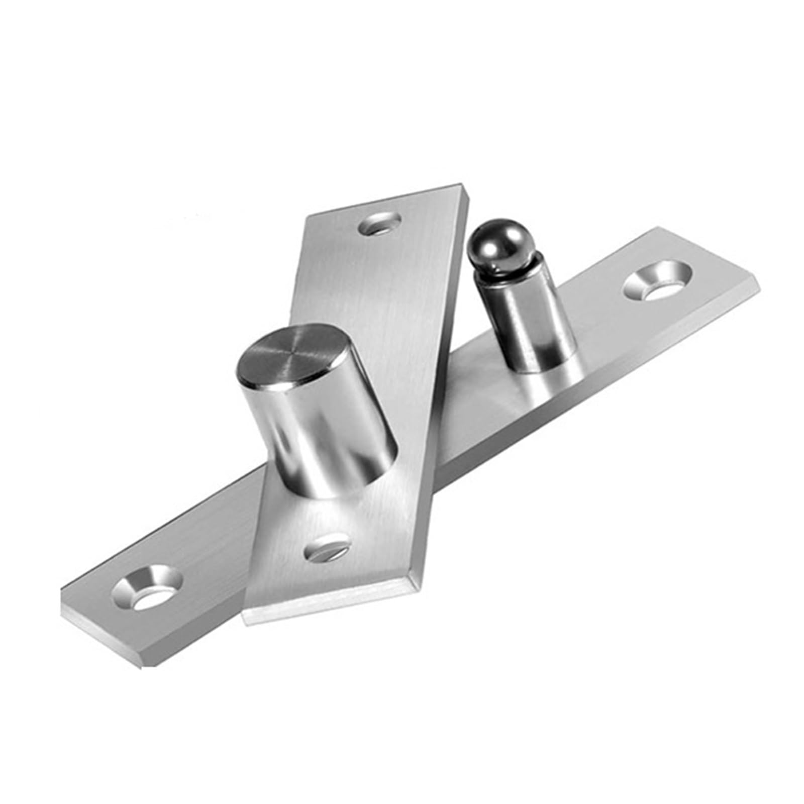 Sensumepb Silver Type I Door Pivot Hinge, Invisible Pivot Hinge System For Wood Doors Up To 200 Lbs, Concealed Hardware(Silver Type I)