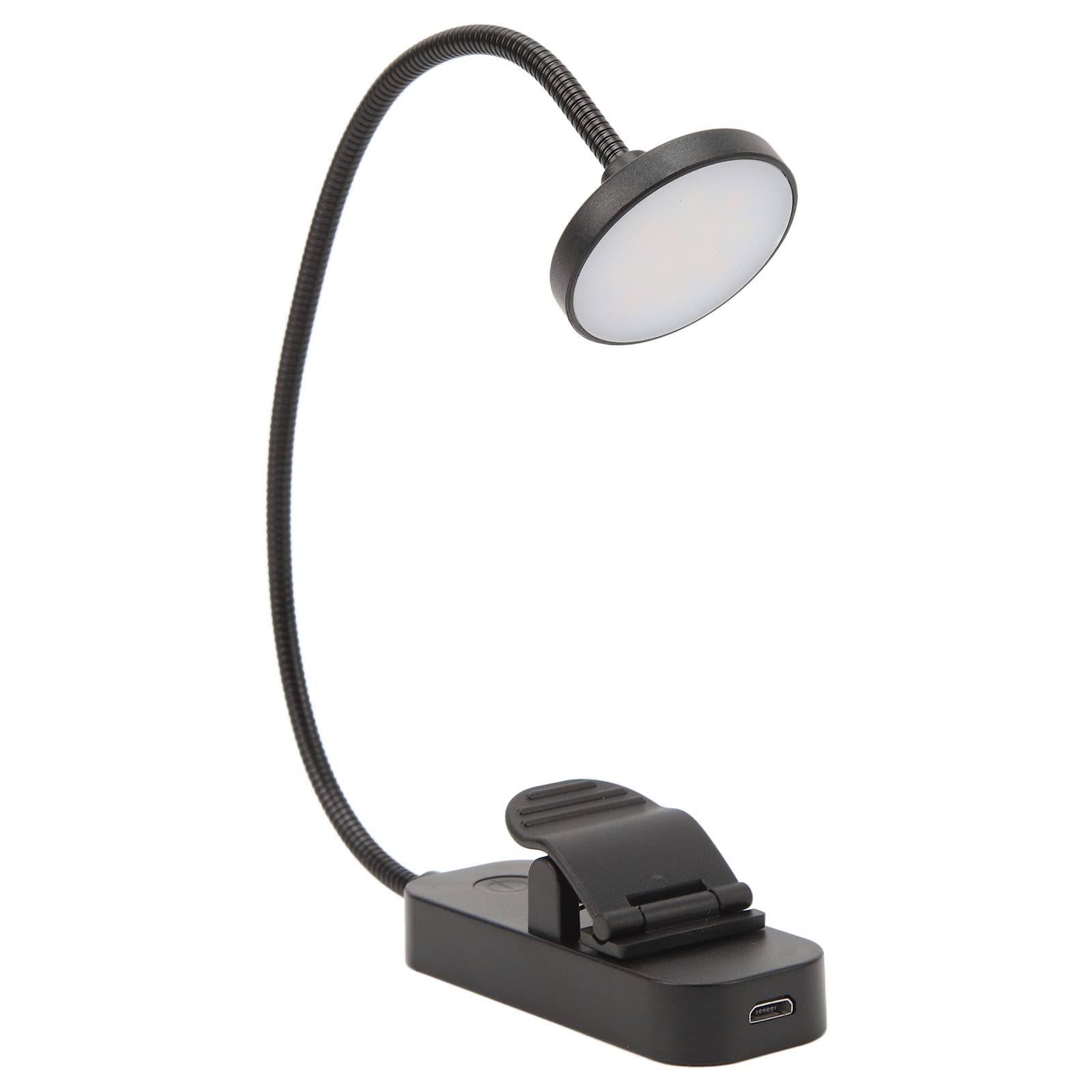 Hyuduo Reading Light USB Rechargeable LED Book Light with Clip On Design for Reading in Bed