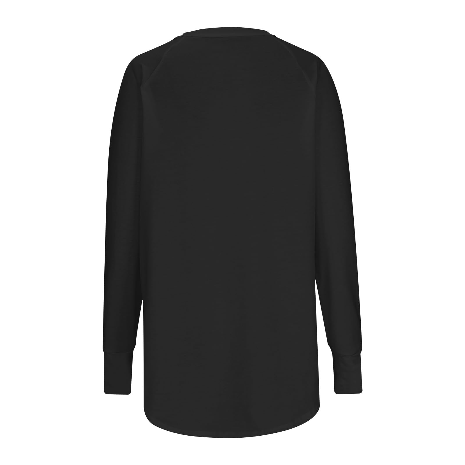 Oversized Langarmshirt Damen Lange Umstands Oberteile Einfarbig Pullover mit Rundhals Große Größen Bluse Casual Longtops Frühling Sommer Langarm Tshirt Tunika Pulli Tops Longbluse 5XL