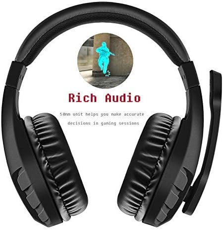 Miniatura 8 de NUBWO U3 35mm Gaming Headset for PC PS4 PS5 Laptop Xbox One Mac iPad Nintendo Switch Games Computer Game Gamer Over Ear Flexible Microphone Volume