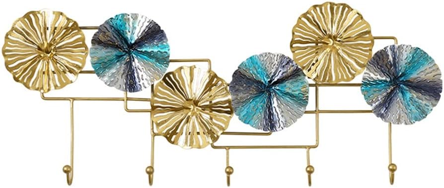 Metal Storage Rack Hanger Hook Multi-Functional Coat and Hat Storage Artifact Porch Bedroom Home Wall Hanging Shelf