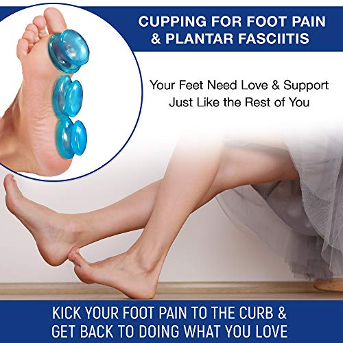 Image of Lure Essentials Silicone Cupping Set Beginner Set - Cupping Therapy Set for Muscles Joints and Cellulite with Body Massager Cupping Set Massage Therapy Cups