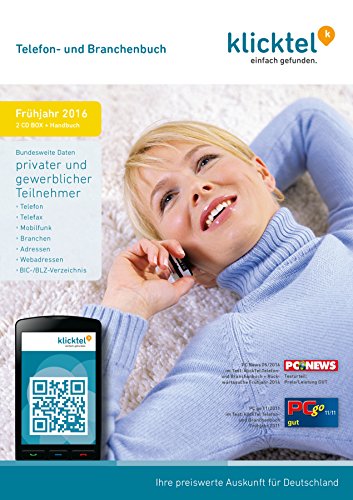 Preisvergleich Produktbild klickTel Telefon- und Branchenbuch Frühjahr 2016