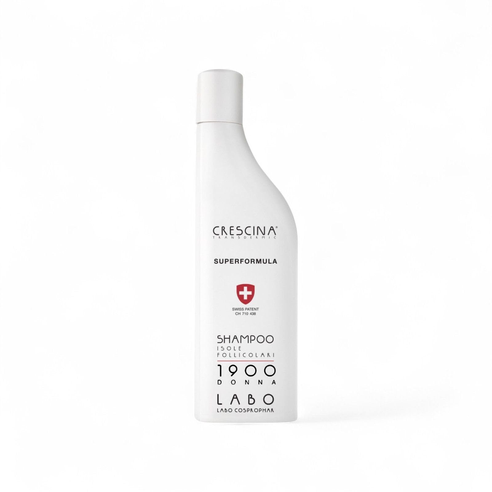 Crescina - Champú Superfomula Islas Folliculares Estimula el crecimiento para cabellos adelgazados 1900 Mujer 150 ml