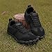 Bewenoo Wide Toe Trail Running Shoes(Black All 7.5Women/6Men)