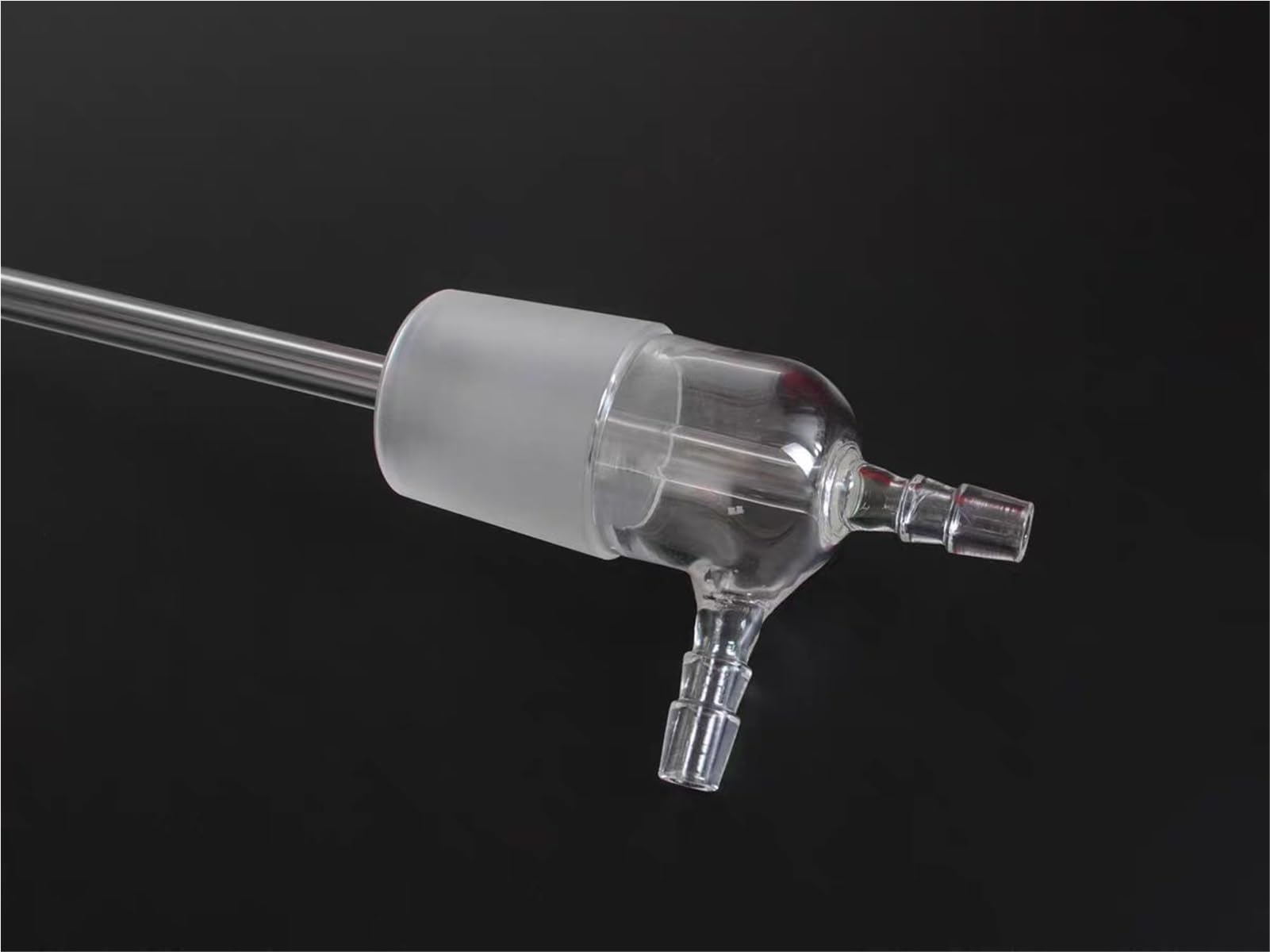 Botella absorbente de impacto de vidrio for laboratorio, tubo de absorción, muestra de gas, 10ml/25ml/50ml/75ml/125ml/250ml/275ml, 1 ud./lote | 250ml Transparent